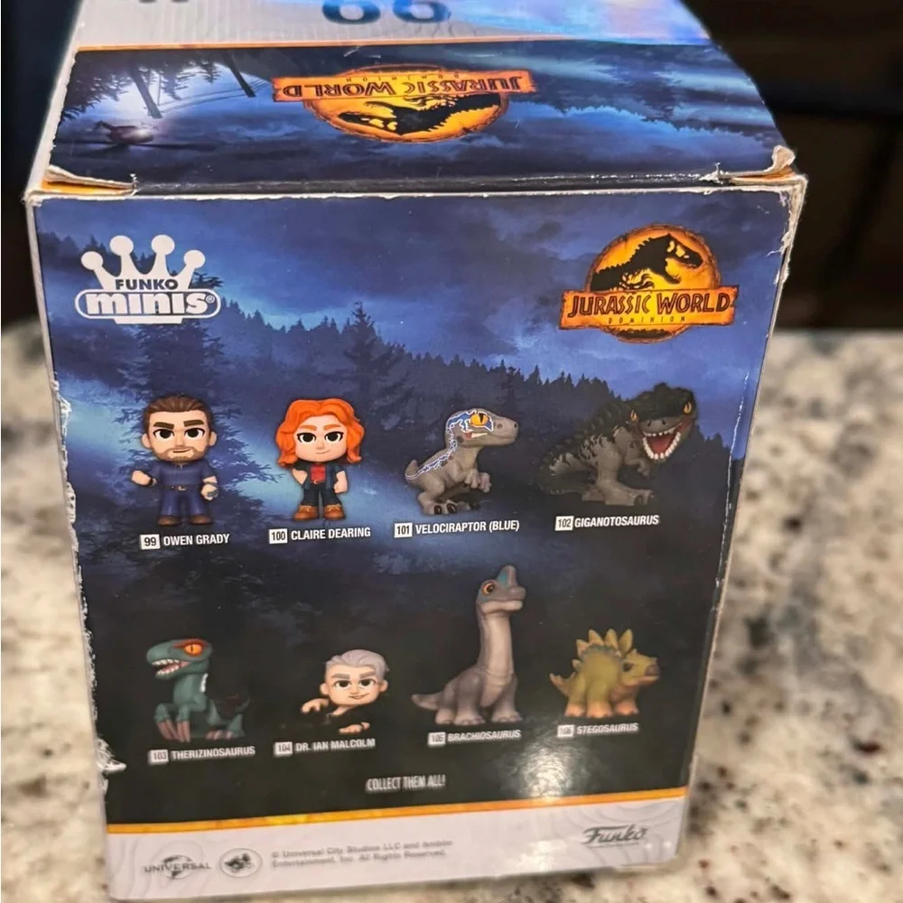 Funko Minis Owen Grady Vinyl Figure - Blue/Brown (Jurassic World)